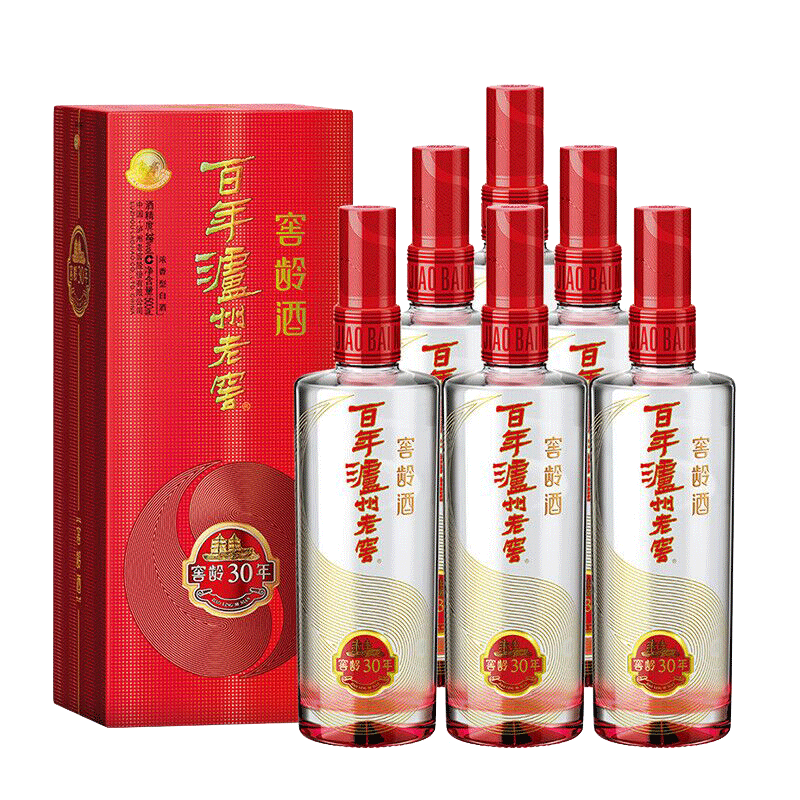 泸州老窖百年窖龄酒窖龄30年38度500ml6瓶整箱视频