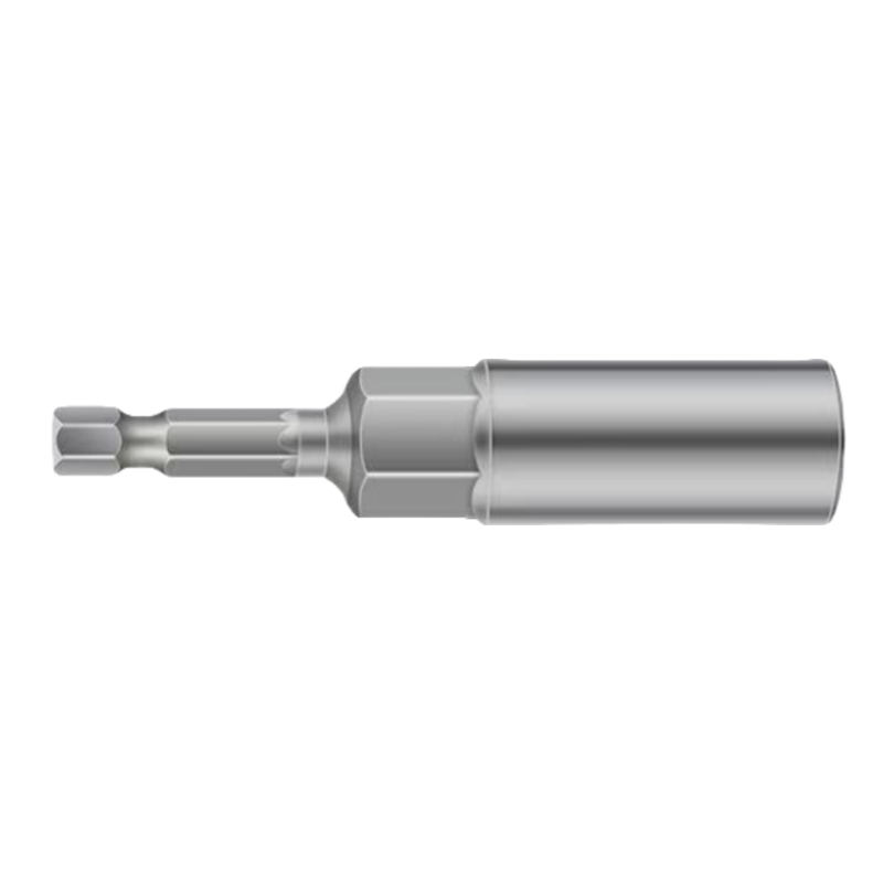 强磁六角批头套筒加深手电钻套筒 9*80mm