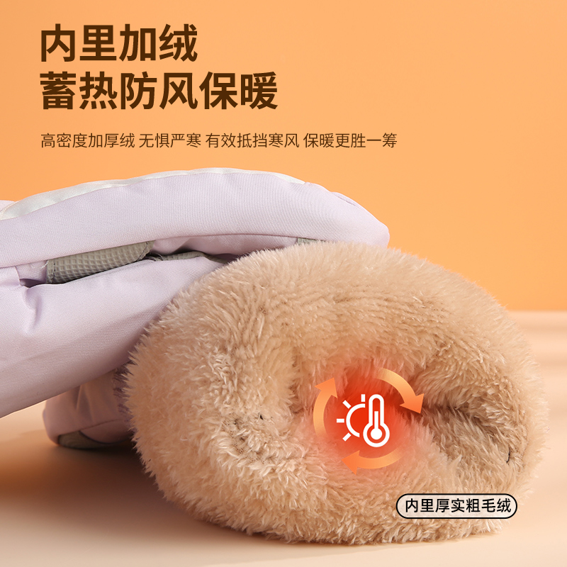 手套女冬季2023新款加绒加厚保暖防寒可触屏男防风电动车滑雪季2高清大图