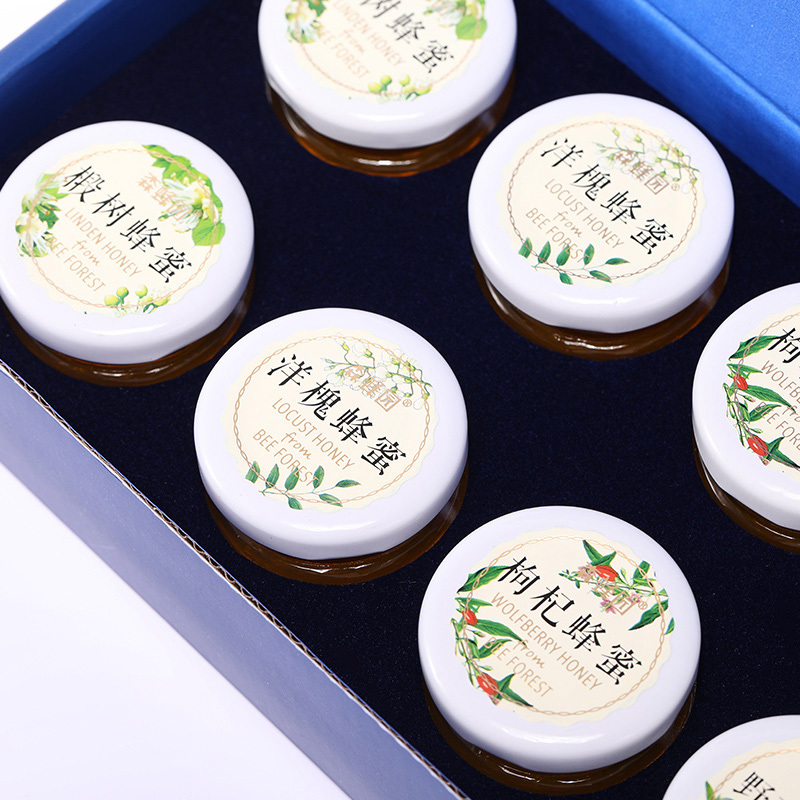 森蜂园花蜜风情小罐蜂蜜25g*8瓶(8瓶礼盒装)