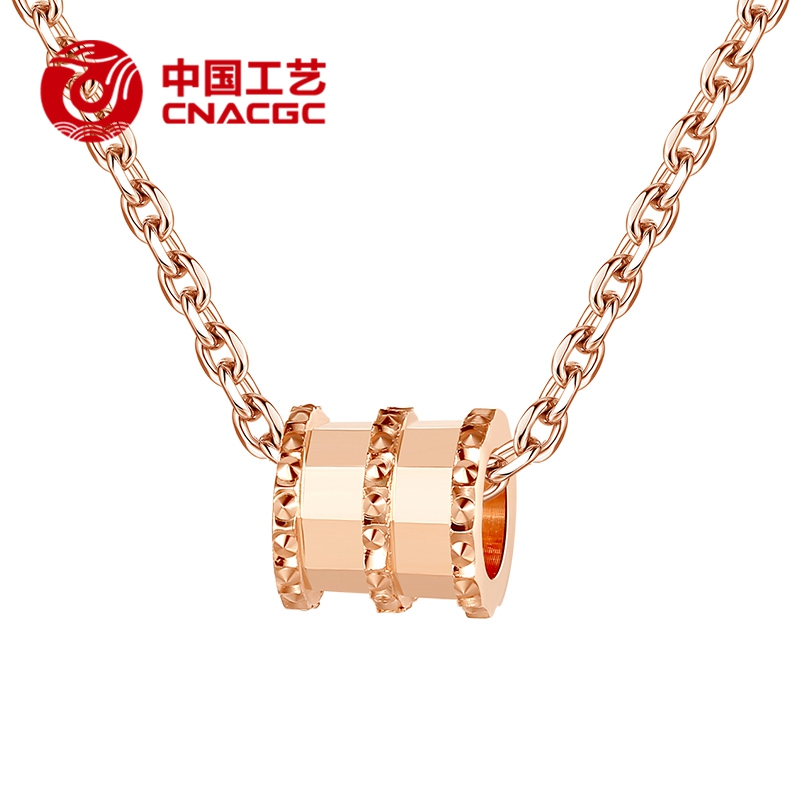 中国工艺 925银小蛮腰项链