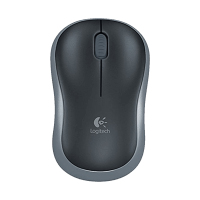 罗技(Logitech)M186无线鼠标 灰色×10个装-B2B