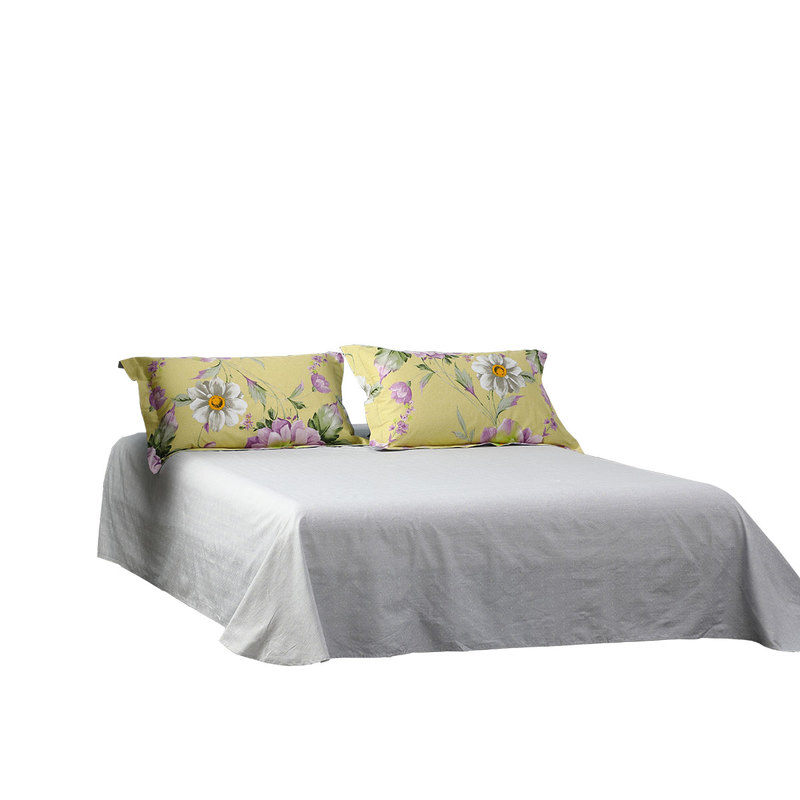 水星家纺 1118726 长绒棉抗菌四件套 宇希 1.5米床高清大图