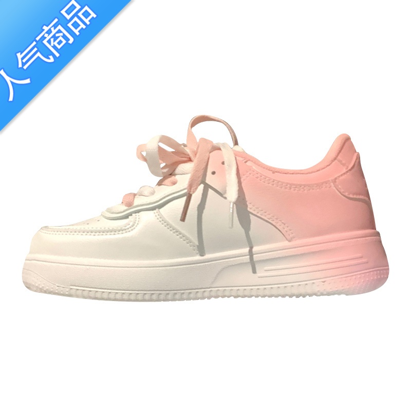 SUNTEK厚底百搭学生小白鞋子女ins潮2023年春夏新款少女板鞋休闲运动鞋高清大图