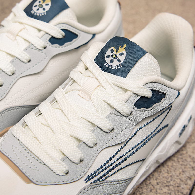 酥饼2.0丨361°男鞋运动鞋新款革面防泼水休闲鞋耐磨老爹鞋子高清大图