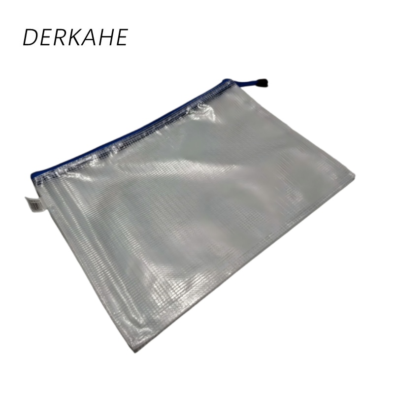 DERKAHE A4拉链PVC文件袋 10个装 包高清大图