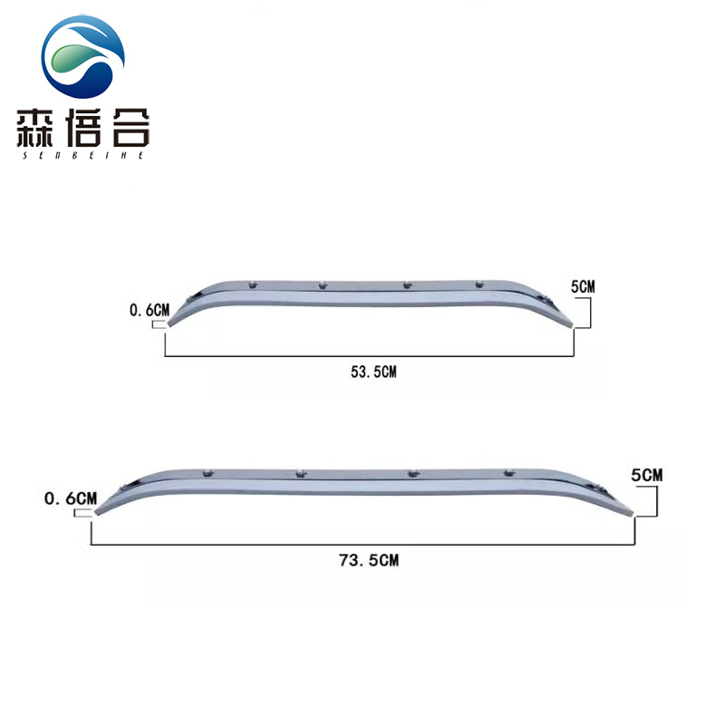 森倍合 弯胶地面推水刮钢板刮水器 55cm/把高清大图