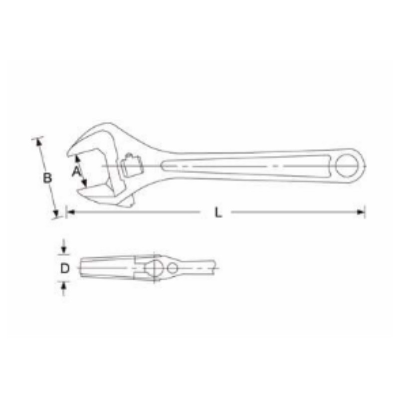 史丹利 Stanley87-430-1-23活络扳手 4“