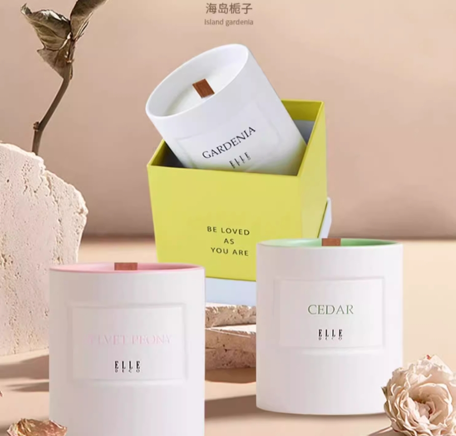 ELLE DECO蜡烛香薰礼盒丝绒牡丹230g高清大图