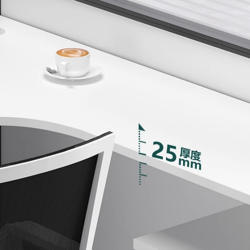 豫龙都屏风办公桌 单人位张高清大图