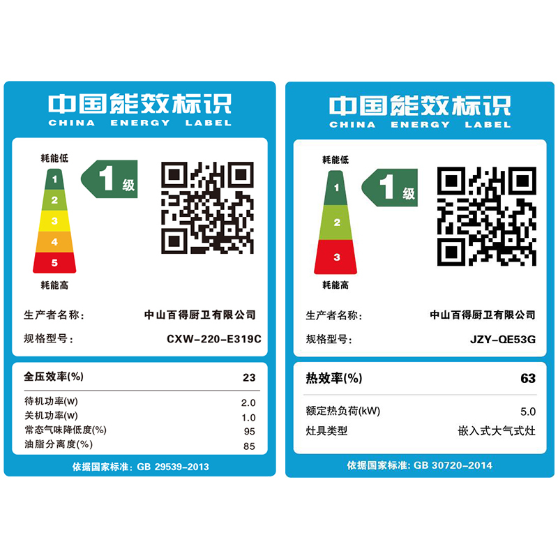 华帝 百得(BEST)油烟机灶具套装E319C+QE53 侧吸式22吸力自清洗智能感应抽油烟机燃气灶(液化气)