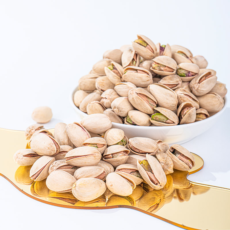 黄金果农开心果450g带壳原味开心果 450克 罐装 健康零食 大颗粒香脆美味高清大图