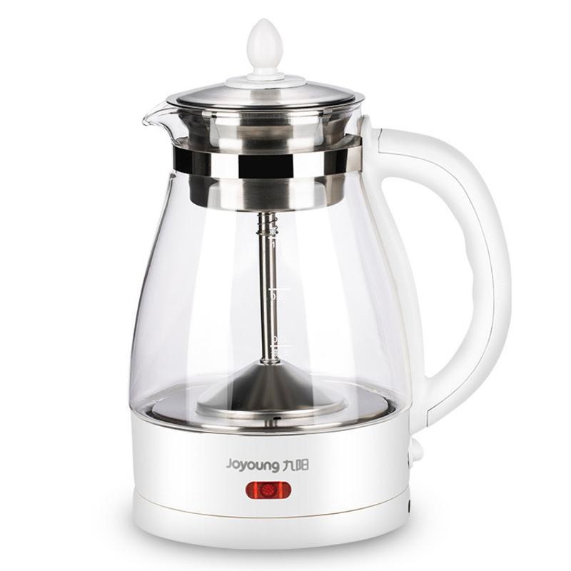 九阳养生壶煮茶器家用多功能办公室小型mini玻璃烧水壶一体自动壶白色