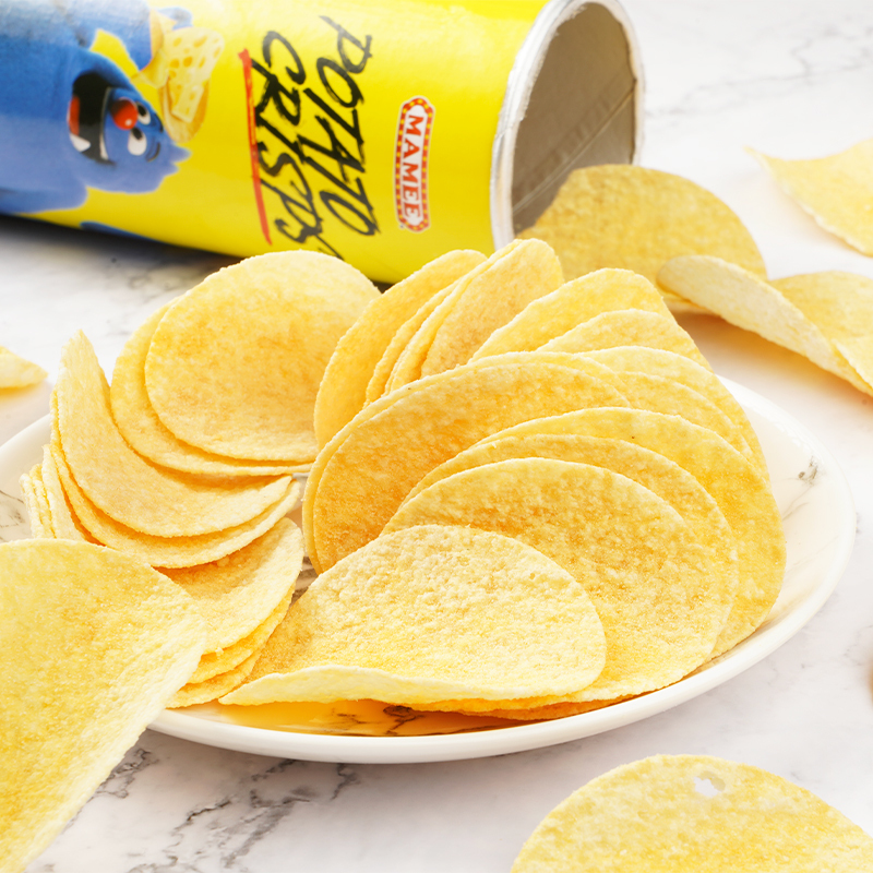 MAMEE/妈咪 马来西亚进口薯片100g*2罐装(原味)马铃薯片膨化食品