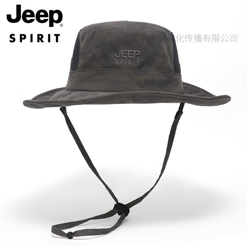 Jeep 吉普 夏季渔夫帽 盆帽遮阳帽 太阳帽