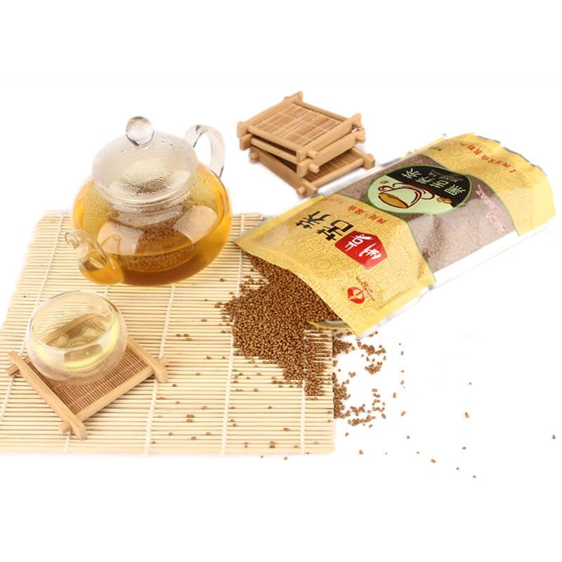买5发6 明芽苦荞茶四川大凉山特产全株苦荞麦茶楼饭店散装黑苦荞茶花草茶花茶500g