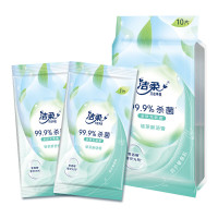 洁柔 消毒湿巾单包 水刺无纺布 2小包