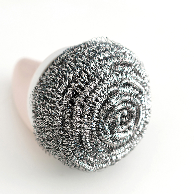 钢丝球刷带柄阿斯卡利ascari家用不丝厨房用品洗碗清洁球不锈钢刷锅1