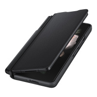 三星Galaxy Z Fold3 5G原装手机壳W22 F9260折叠屏翻盖保护壳手写笔保护套 黑色 附S Pen手写笔