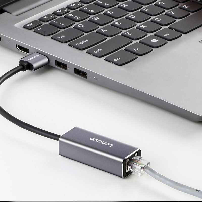 联想(Lenovo) u01金属usb3.0转千兆网口 RJ45网口转换器 适用联想苹果Mac华为小米笔记本电脑