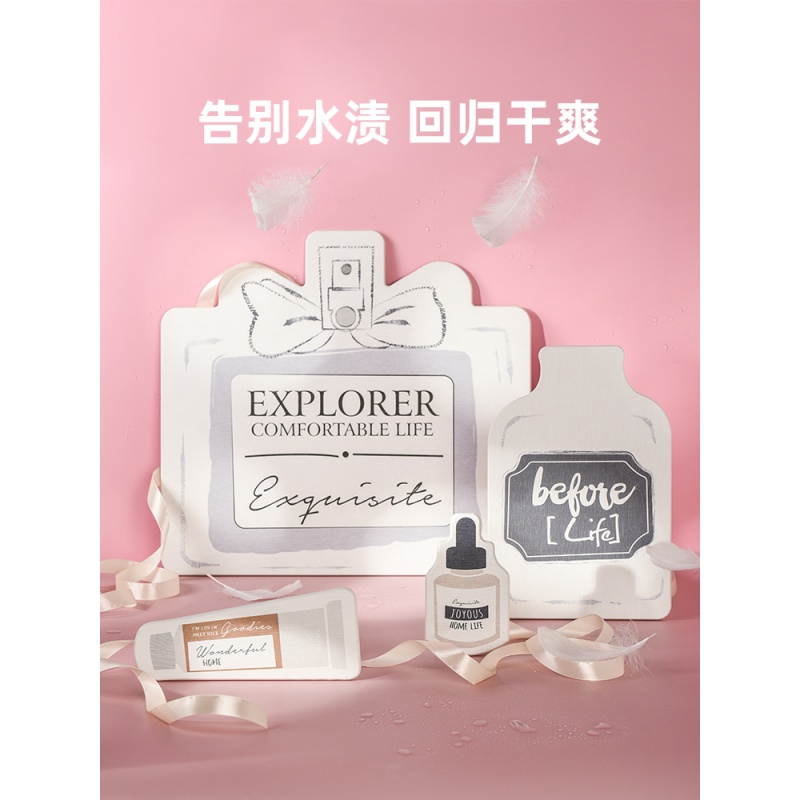 硅藻泥吸水脚垫浴室防滑垫速干脚垫卫生间硅藻土家用厕所口地垫 三维工匠高清大图