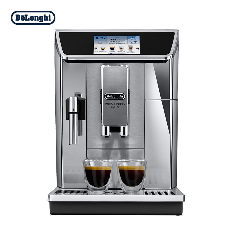 德龙(Delonghi)咖啡机 家用全自动咖啡机 意式浓缩现磨一键奶咖 智能互联原装进口 ECAM650.85.MS