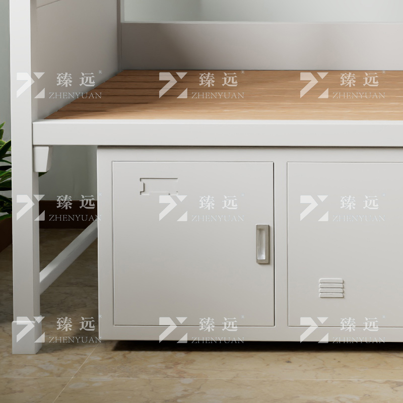 臻远 ZY4041802 双层床宿舍铁架床双层高低床上下铺钢制组合床