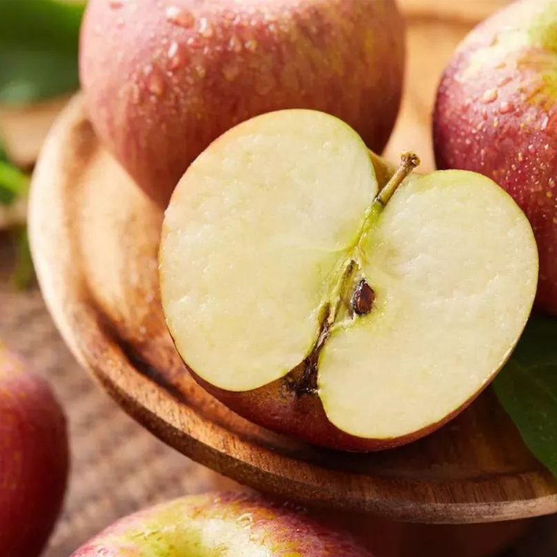 [熊猫鸟]四川凉山盐源丑苹果 净重5斤 大果 单果75-80mm 箱装 当季 新鲜水果高清大图