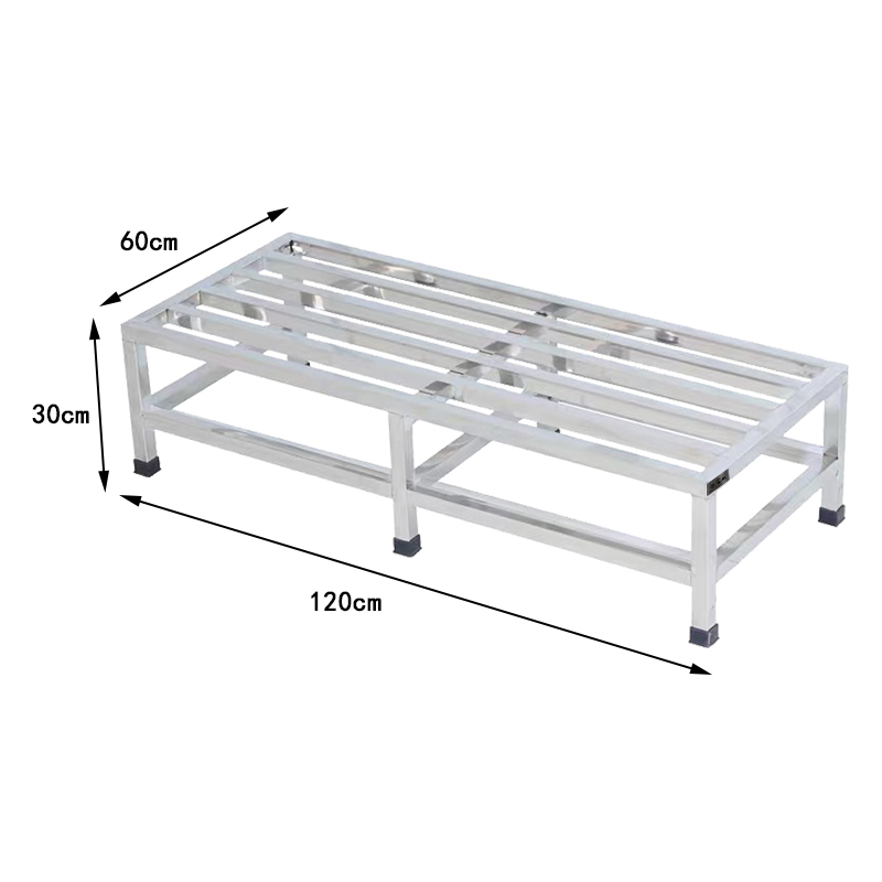 凌迪星防潮架 钢制面粉架120*60*30cm