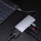 LAH TO 互转连接线 ype-c扩展坞拓展四合一HDMI/VGA/USB3.0/USB-C适用微软macbook苹果