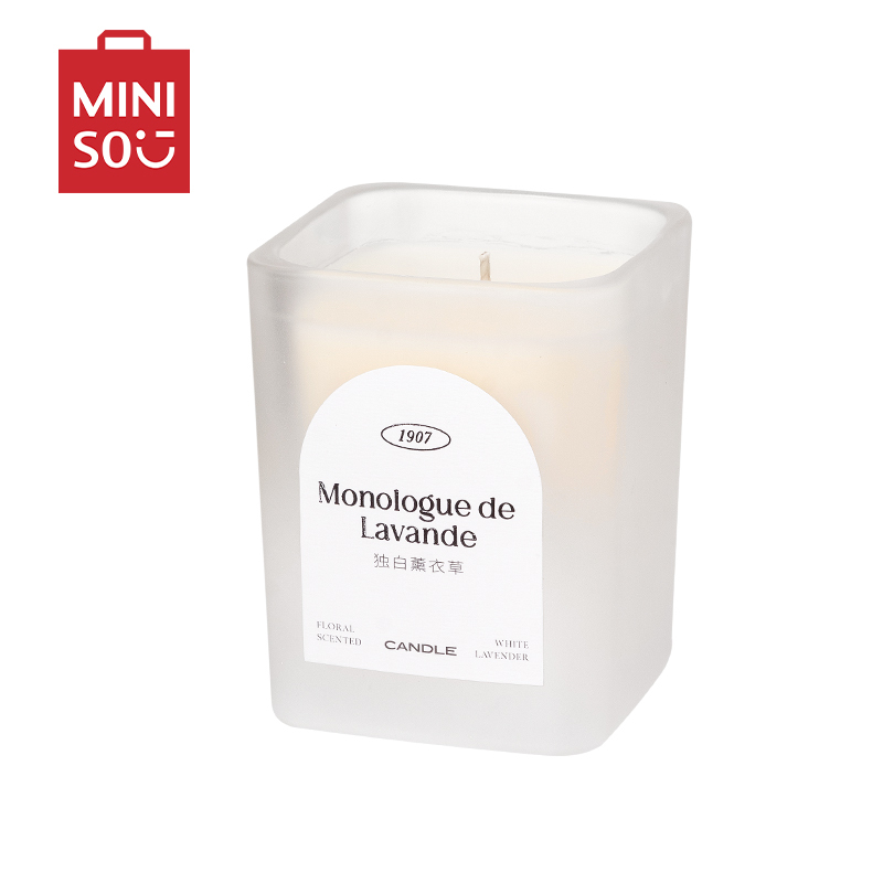 名创优品(miniso) 法国格拉斯系列-香薰蜡烛(独白薰衣草)