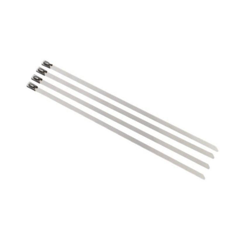 D67-4.6mm*100mm100根 金属扎带不锈钢自锁式绑带束线扎丝防腐蚀抗氧化可拆卸可松退卡扣