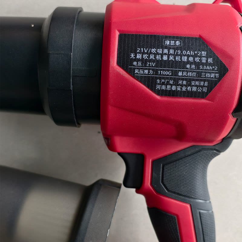 维思泰 无刷吹风机暴风机锂电吹雪机 21V/吹吸两用/9.0Ah*2 台图片