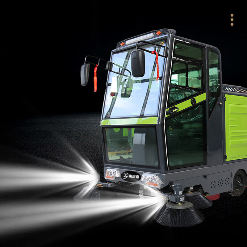京世嘉 驾驶式物业马路电动扫路车 JS-2000A 绿色 BDZSSC