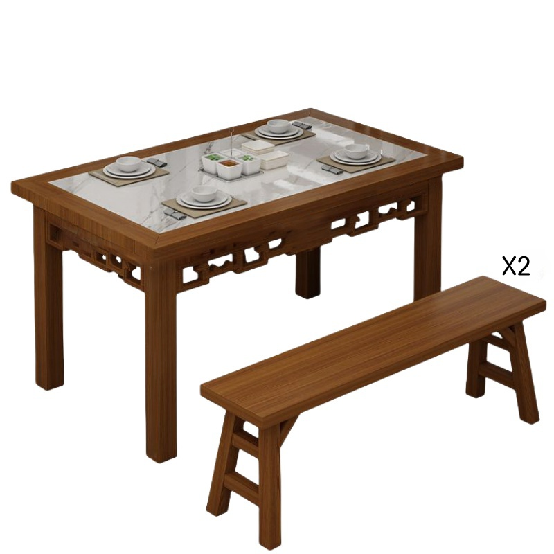 铭思达餐桌1.2米2椅套高清大图