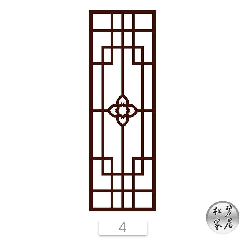 430x60cm古典中式复古仿红木格子窗花贴画窗户移门贴纸静电磨砂玻璃