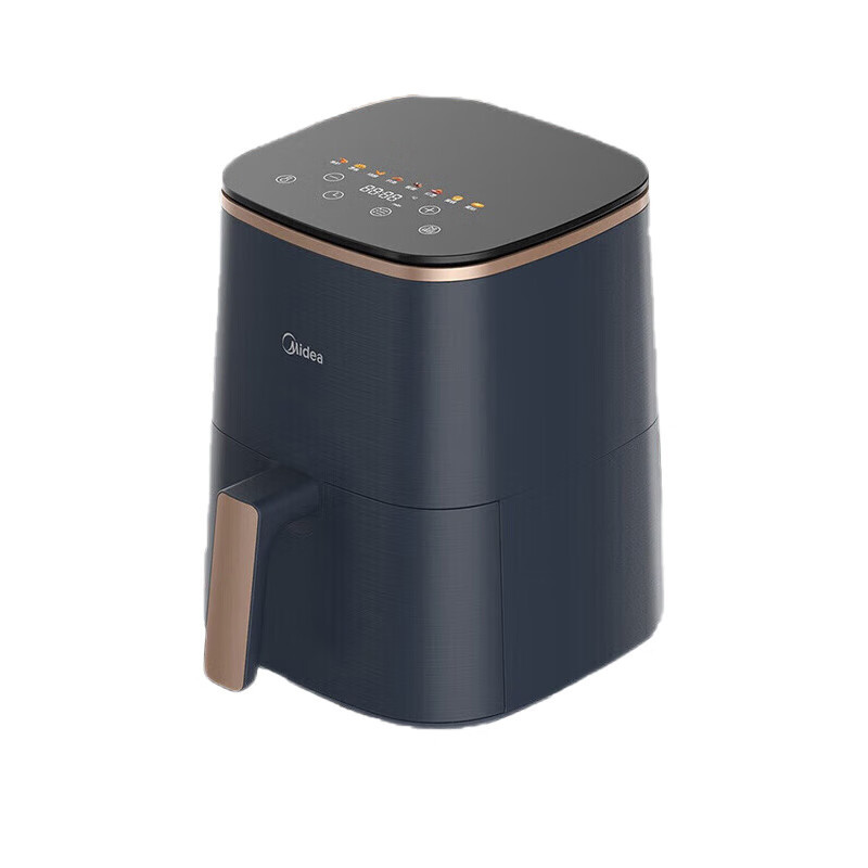 美的(Midea)MF-KZC4001空气炸锅 家用智能无油煎炸锅多功能全息触屏4L