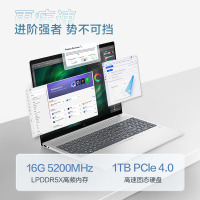 惠普HP 星Book Pro 16-ab0040TU 16英寸大屏轻薄本笔记本电脑(i5-13500H 16G内存 1TB固态 2.5K 120HzVRR高刷 400尼特高亮度)银
