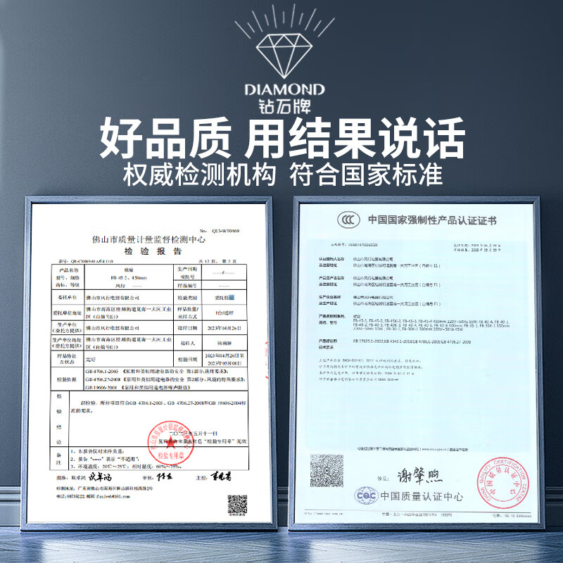 钻石牌转页扇DFS-250随机颜色高清大图