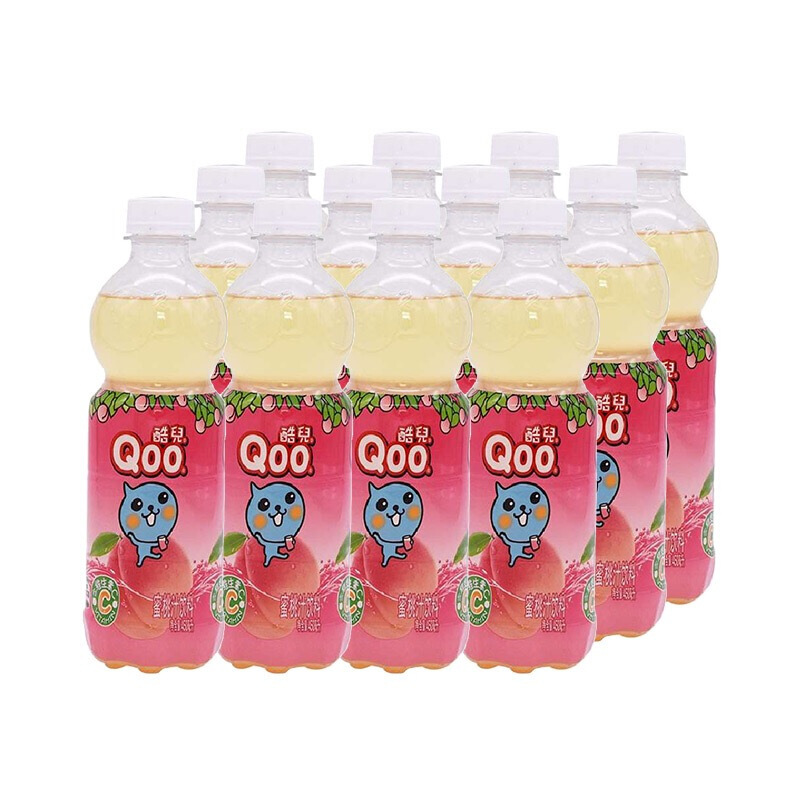 酷儿蜜桃汁饮料450ml*12