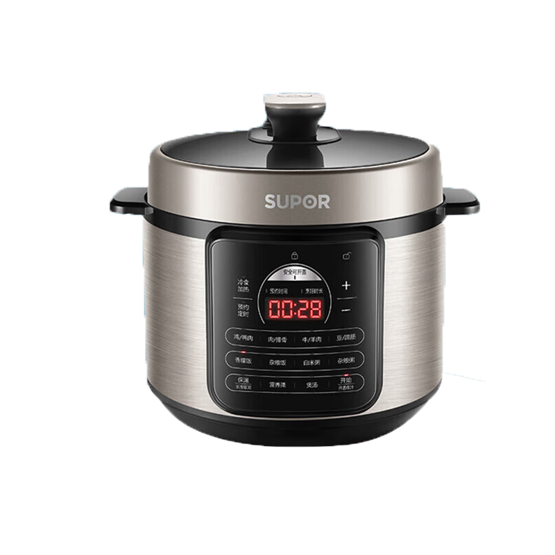 苏泊尔(SUPOR) SY-50YC505Q 电压力锅 4.8L (单位:个) 灰色
