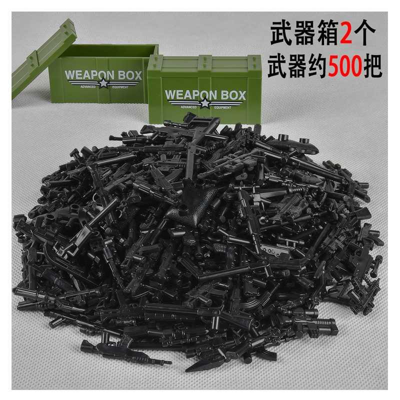 新年二战日军八路军小鬼子拼装绝地求生积木军事人仔玩具 德军摩托方阵18人高清大图