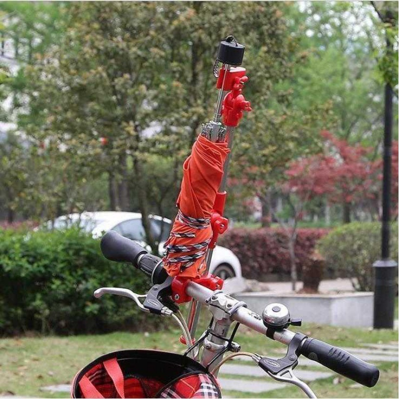 自行车闪电客雨伞架不锈钢支架雨伞支架伞撑伞夹撑伞架雨伞撑自行车