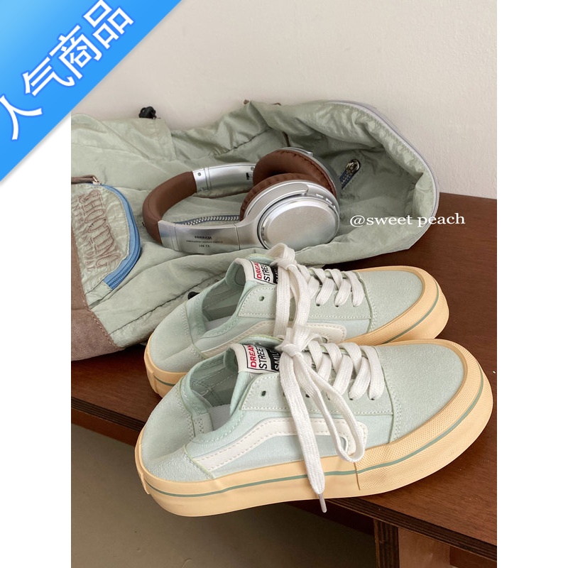 SUNTEK甜桃星球 夏季薄款透气帆布鞋女2023新款鞋子小众板鞋百搭小白鞋高清大图