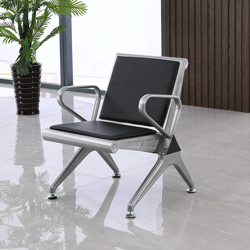 一鹏机场椅连排椅单人位等候椅公共座椅银行医院输液椅参数