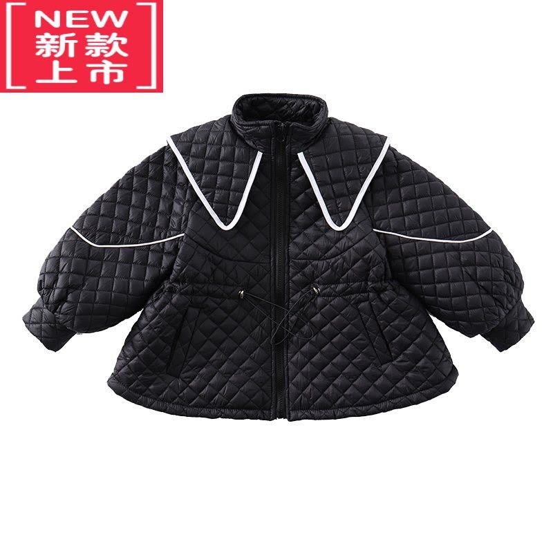 可莉允女童棉服冬季2022新款洋气宝宝薄棉衣冬装加厚外套儿童公主棉袄潮图片