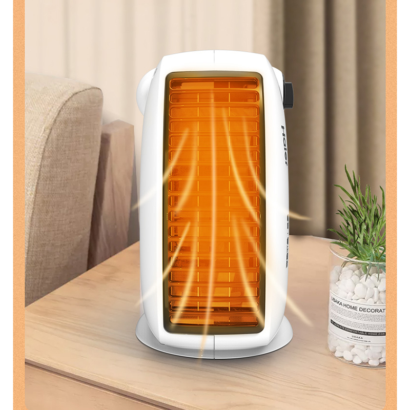 海尔(Haier)HN2016A暖风机 台卧两用 机械控制 无光低噪 小巧便携 安全节能 居浴两用 取暖器电暖气家用