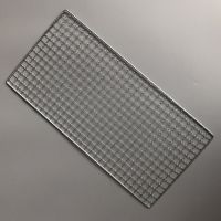 长方形烤炉架烧烤网淋油晾晒烧烤网格小型加粗烤鱼网神器 20*30