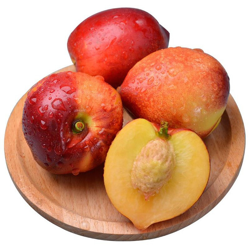 山东油桃5斤 箱装约2500g 脆桃 聊城特产桃子 当季新鲜水果国产桃李类