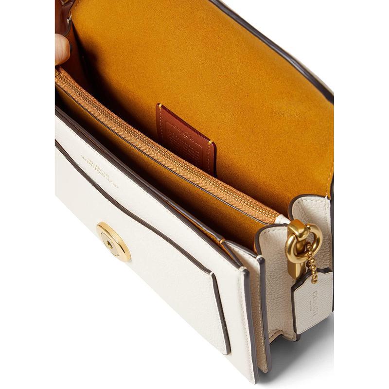 蔻驰coach女包polishedpebbleleathertabby单肩包26时尚百搭